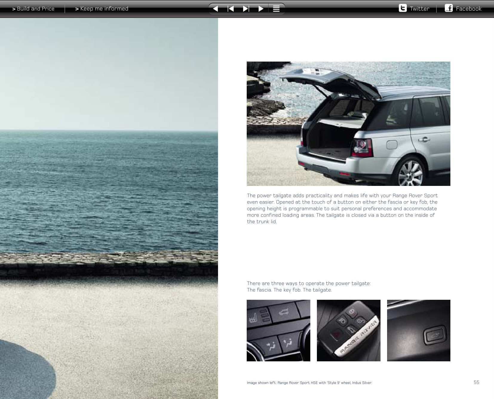 2013 Range Rover Sport Brochure Page 58